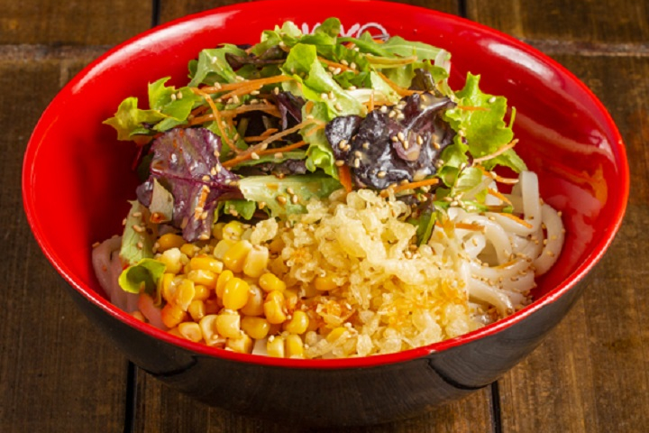 Vegan Udon Salad - Ukiyo Noodlebar
