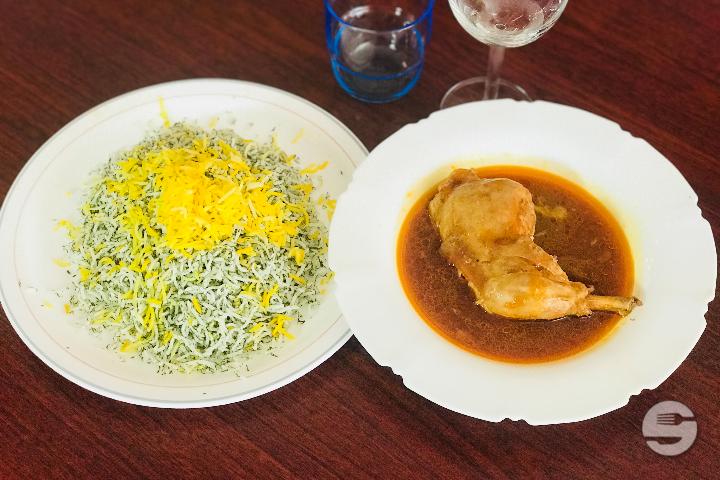 Baghali Polo Ba Morgh - Golestan