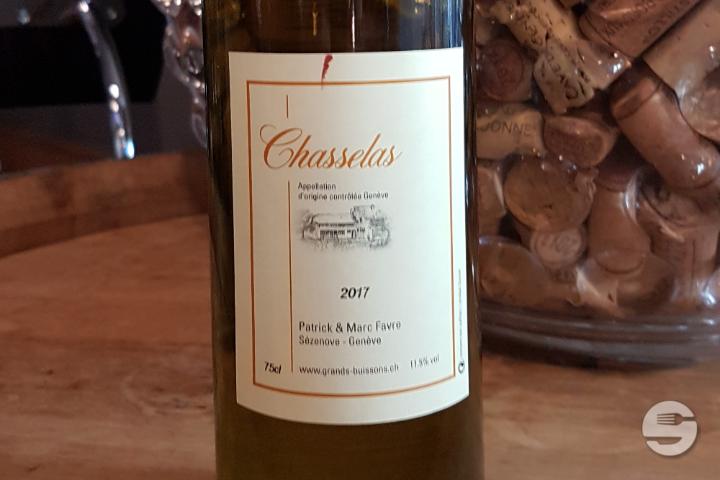 White Chasselas Marc Favre 2016 - Epic Restaurant