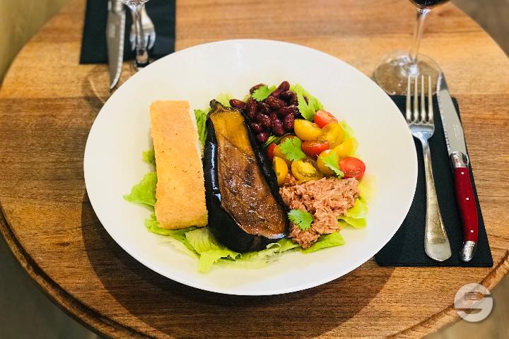 Spicy Eggplant - Café de la Bourse
