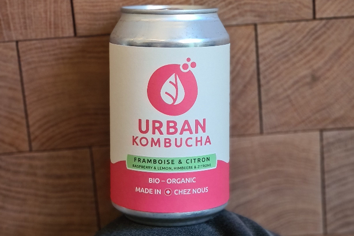 Kombucha framboise & citron - Qibi - Eaux Vives