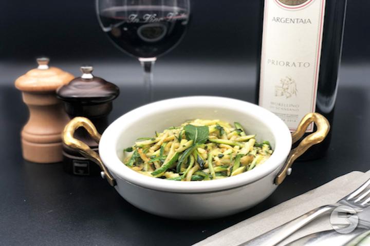 Zucchine Aglio Olio E Mentuccia - Luigia