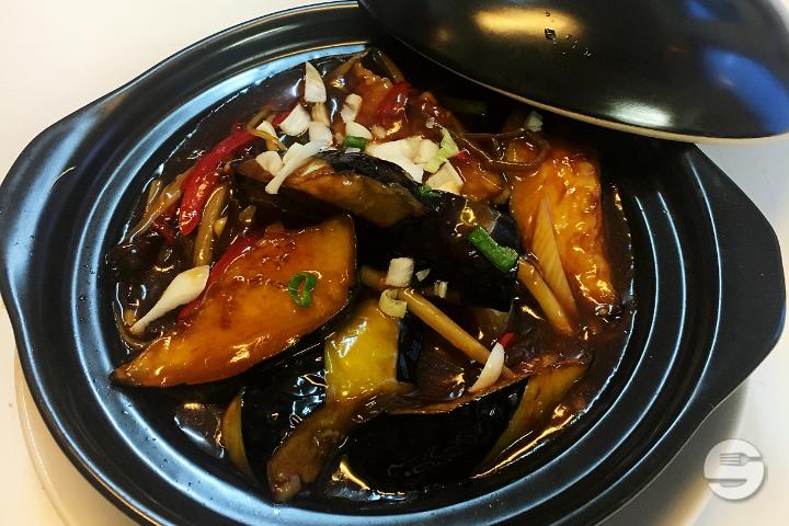 Aubergine braisée sauce aigre-piquante - Bambou d'Asie
