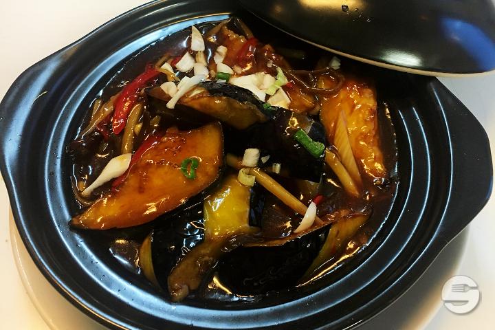 Aubergines mijotées - Bambou d'Asie