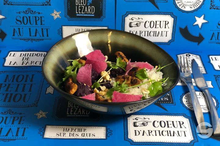 Poke Dehli - Bleu Lézard