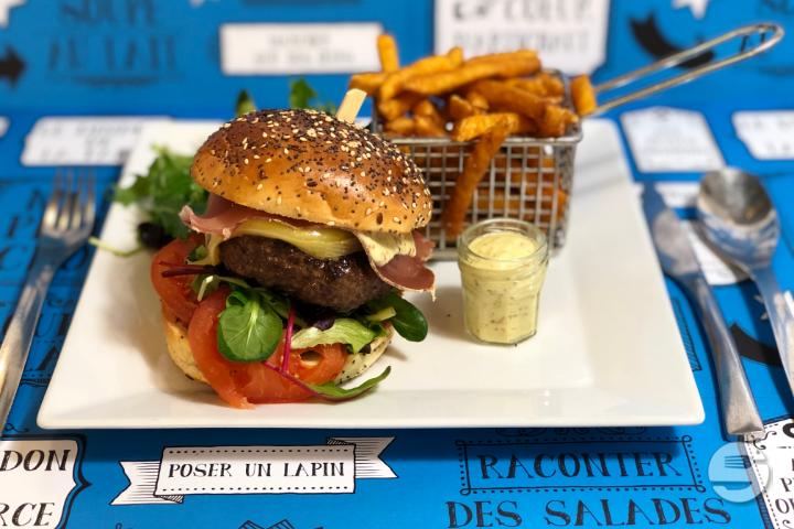 Burger T'as où les vignes - Bleu Lézard