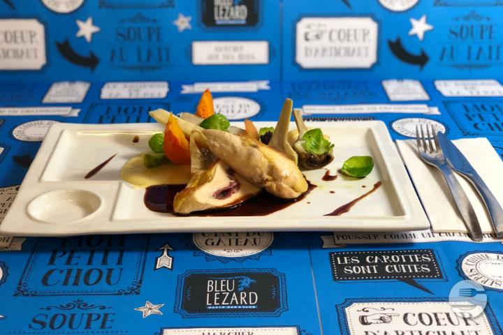 Yellow Chicken Saltimbocca bresaola way - Bleu Lézard