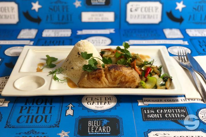 Cod filet snacké marinated with miso, saké and mirin - Bleu Lézard