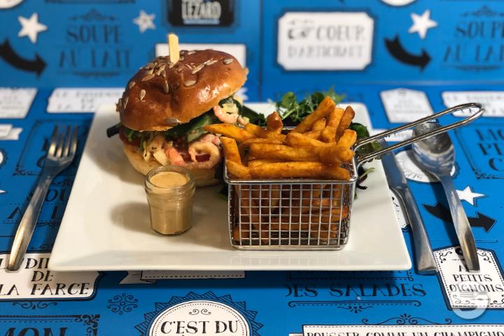 Burger Le Cajun - Bleu Lézard
