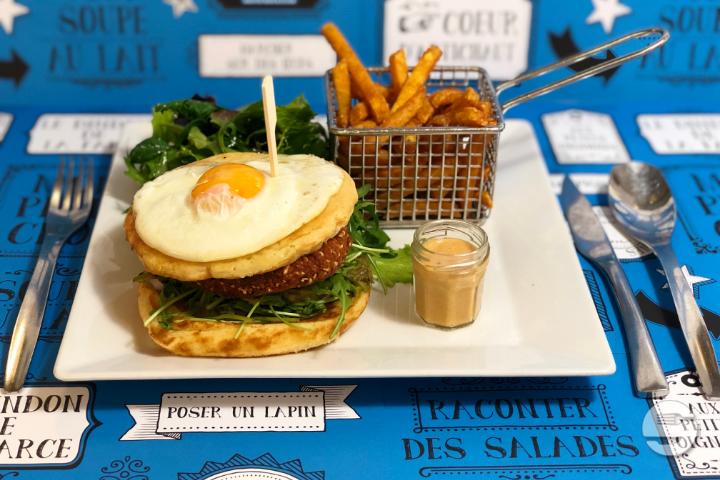 Burger Le Pandore - Bleu Lézard