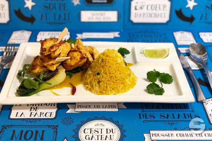 Poulet tikka massala - Bleu Lézard