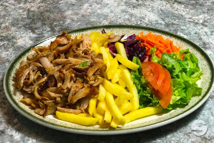 Assiette kebab poulet - Routier Pizza Express