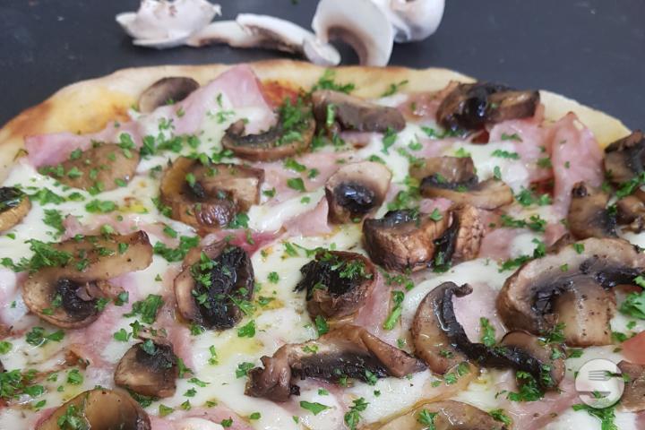 Jambon et champignons individuelle - CUT Pizza