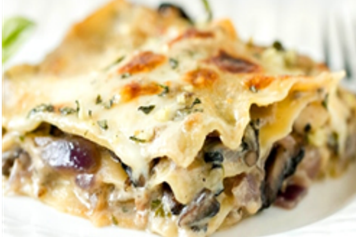 Lasagne maison blanche végétarienne (portion) - CUT Pizza
