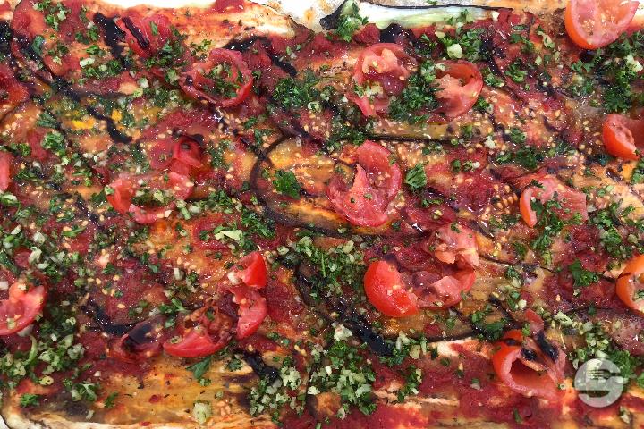 Eggplants and tomato - CUT Pizza