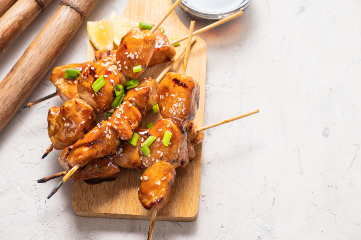 A9. Brochettes de Poulet - Le Basilic