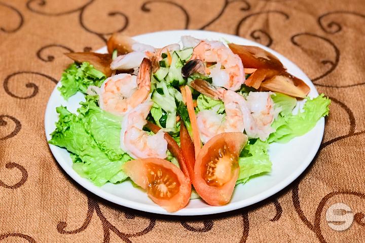 Shrimp salad - Le Basilic