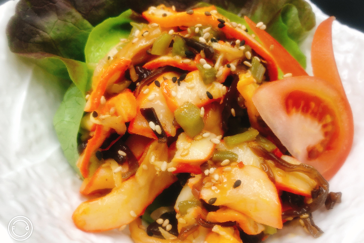 A5a. Salade Calamar - Le Basilic