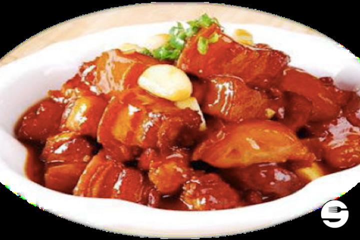 A501. Braised pork in soy sauce - Le Basilic