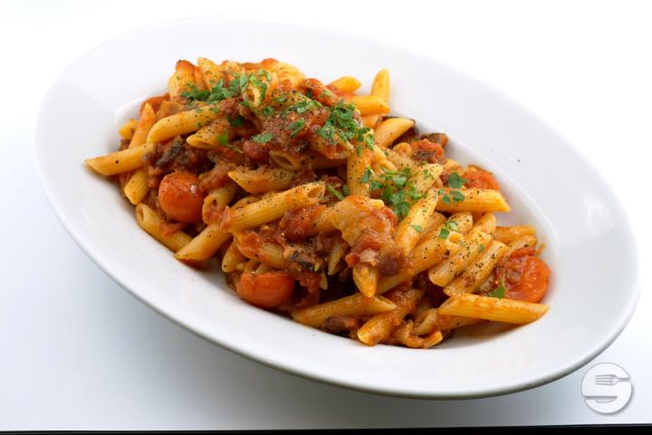 Penne Amatriciana - Spiga Ristorante