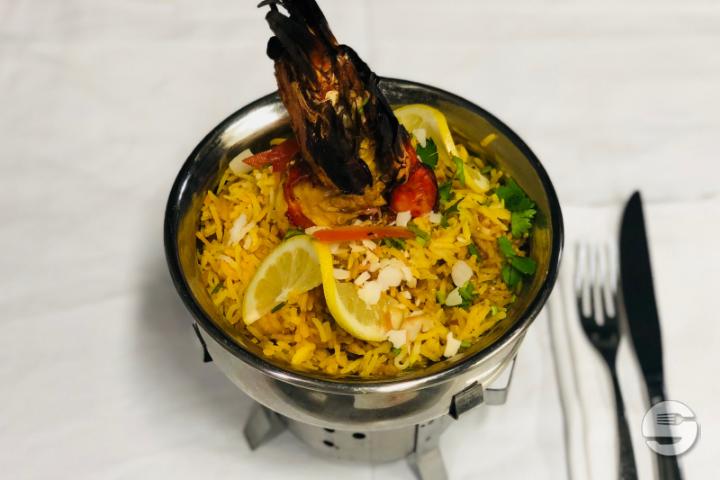 Biryani Prawns and Shrimps - Kashmir