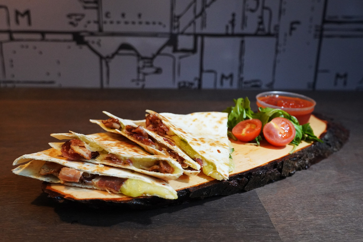Bacon Quesadilla 1/2 - Boilerroom
