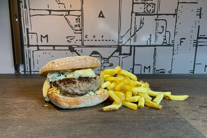 Blue Cheese Burger - NEW! - Boilerroom