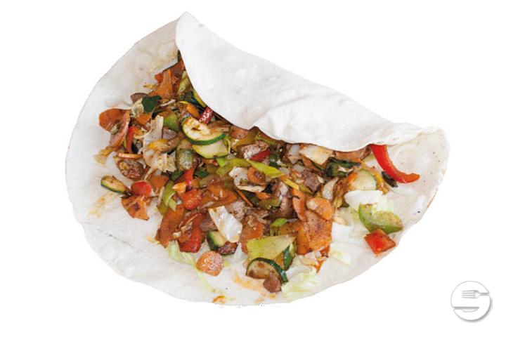 Lamb Kebab in Flatbread - Mali