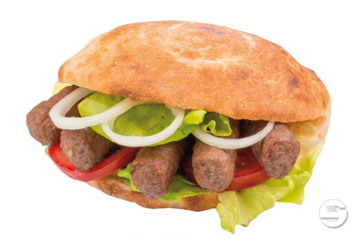 Cevapcici (6 pcs.) In pocket bread - Mali