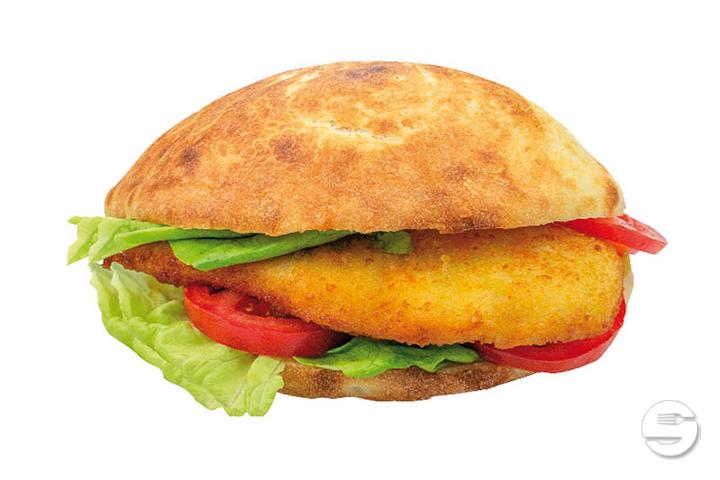 Chicken Cutlet (shaped) in Pocket Bread - Mali