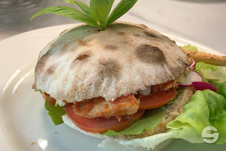 Warm sandwich with house bread - Bistro Bar Letzi