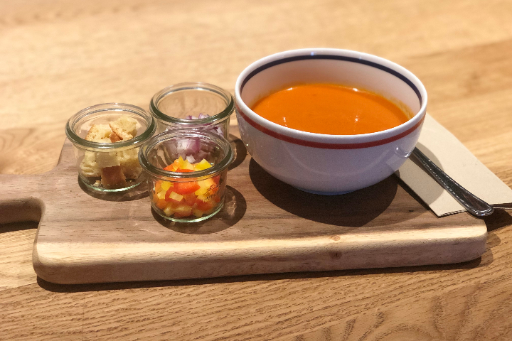 Gazpacho Soup - Restaurant Iroquois