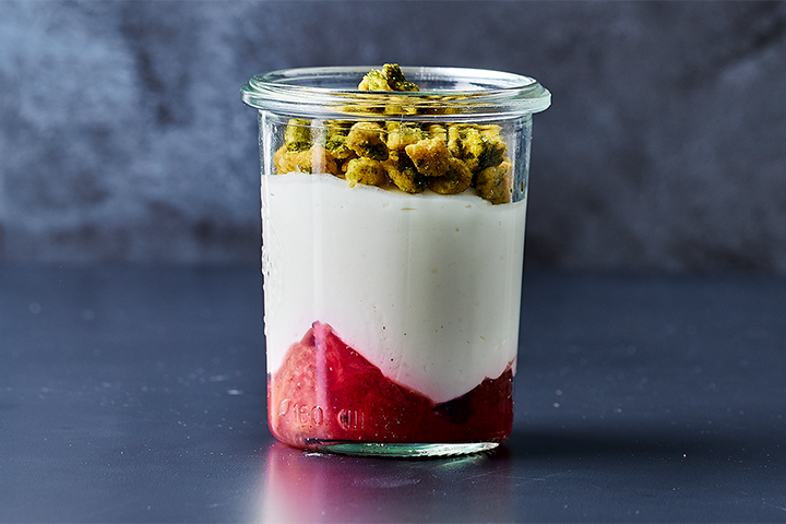 Rhubarb Yogurt Mousse - Yooji's