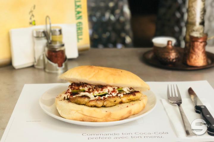 Chicken leg sandwich - Balkan Grill