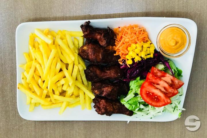 Assiette ailes de poulets - Minute Kebab