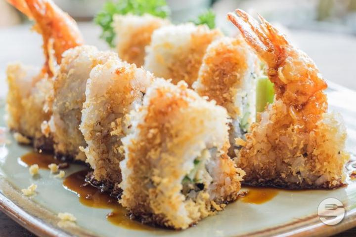 31. Fried Ebi Rolls - Fruits de Mer TAIKO