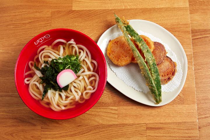 Yasai Kariage Tempura Udon 野菜かき揚げ 天ぷらうどん - Ukiyo Noodlebar - Grenus
