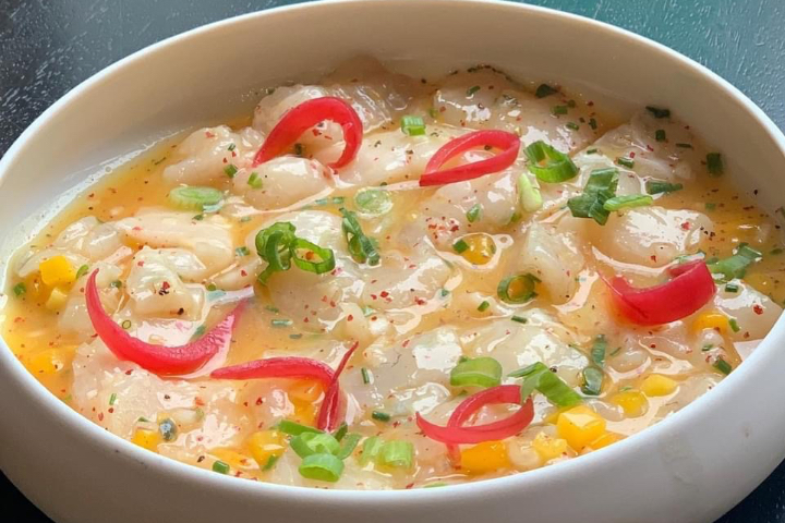 Ceviche de daurade royale - Le Patio Boeuf & Homard