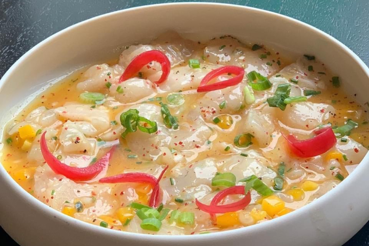 Ceviche de daurade Royale - Le Patio Boeuf & Homard