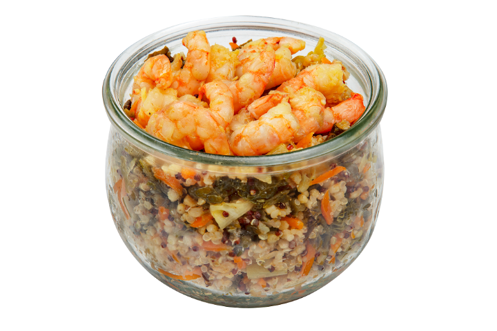 Duo de quinoa et crevettes - Pouly - Haldimand