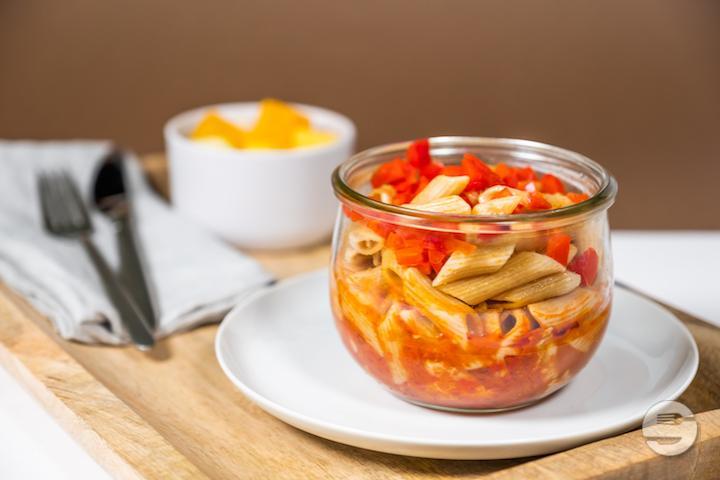 Pâtes au poulet façon basquaise - Pouly - Haldimand