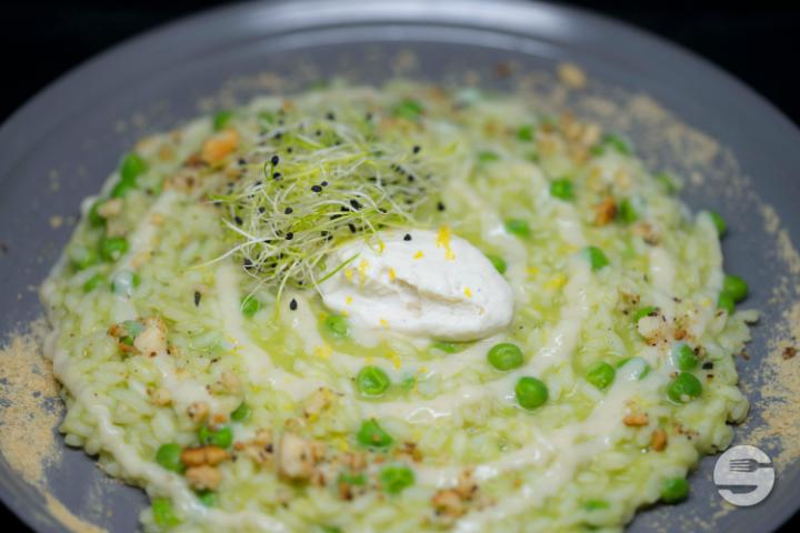 Risotto Cararoli aux petits-pois - MU-Food