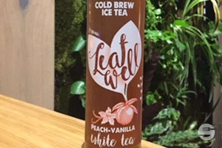Thé froid artisanal thé blanc, pêche et vanille - MU-Food