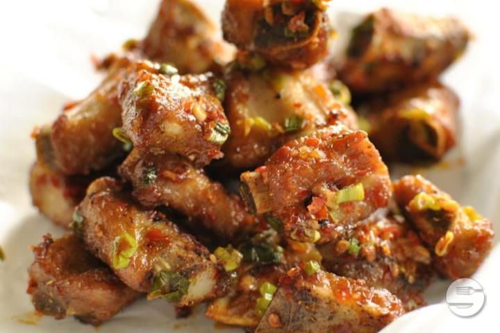 802. Salt and pepper spare ribs - Palais Bonheur