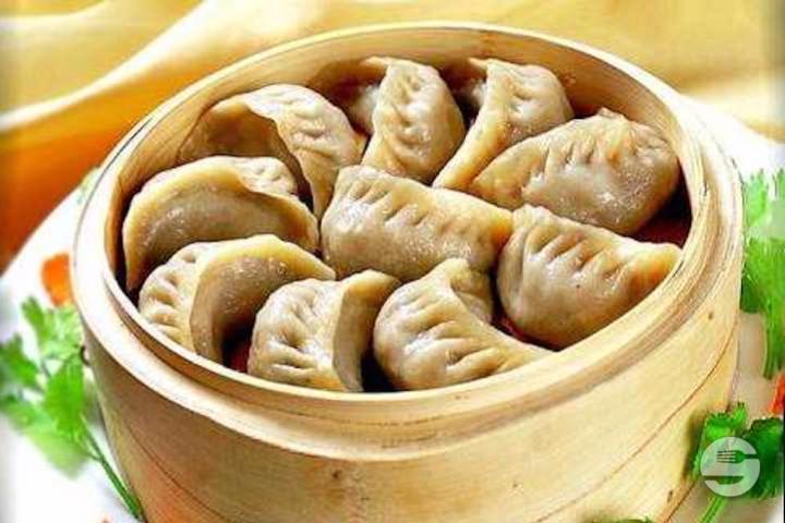 1201. Steamed dumplings with meat/vegetables (12 pces - Palais Bonheur