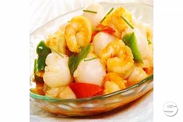 Crevettes Sautées aux Litchis - La Saison
