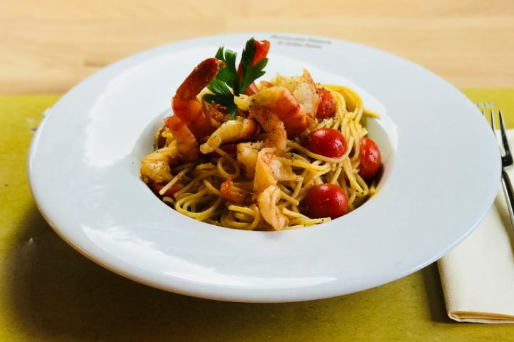 Spaghetti alla diavola - Gasthof St-Martin