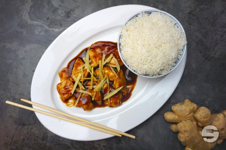 Pouletgeschnetzeltes mit Karamell - Fo Ke Kio