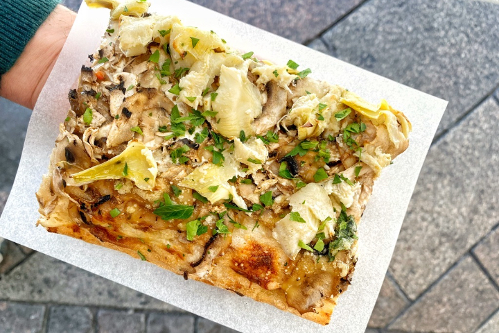 Pizza Funghi e Mascarpone - Nero's Pizza