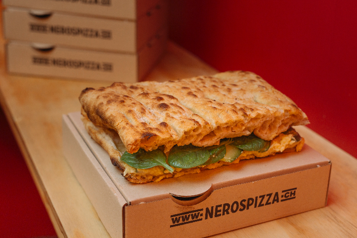 Focaccia Romana Chickpeas Puree & Grilled Zucchini - Nero's Pizza